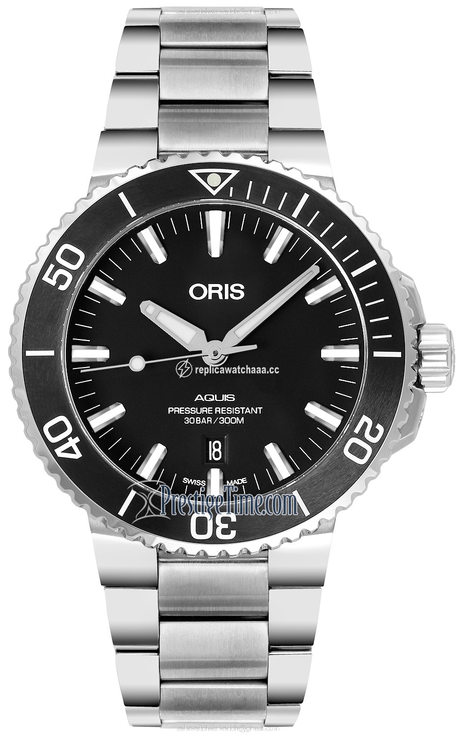 01 733 7730 4124-07 8 24 05EB Oris Aquis Date 43.5mm Mens Watch 01 733 7730 4124-07 8 24 05EB Oris Aquis Date 43.5mm Mens Watch